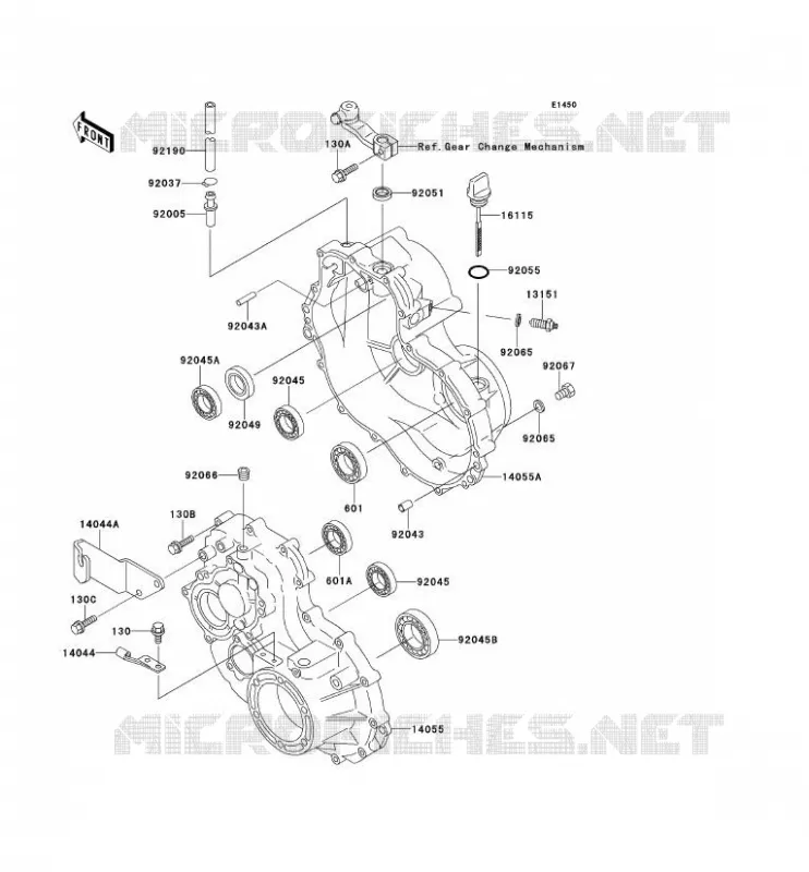 PONT Kawasaki SSV 300 no_year MULE 500  KAF300-B2