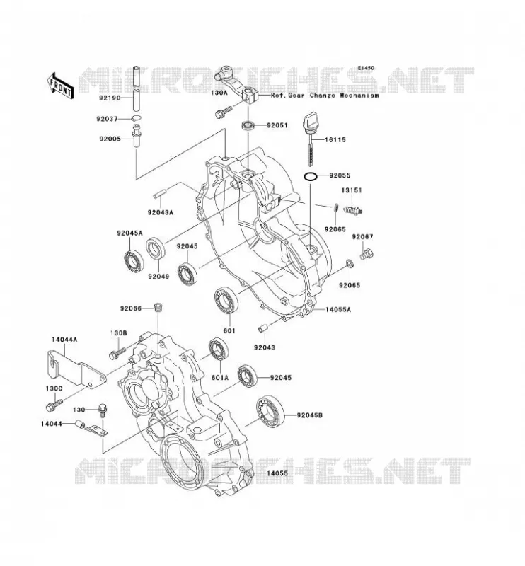 PONT Kawasaki SSV 300 no_year MULE 550  KAF300-C2