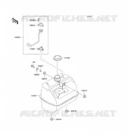 RESERVOIR CARBURANT pour Kawasaki MULE 550 no_year