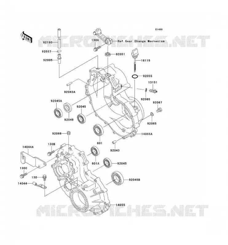 PONT Kawasaki SSV 300 no_year MULE 550  KAF300-C5