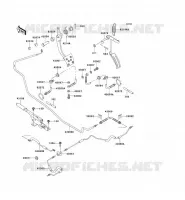 PEDALE DE FREIN/LEVIER ACCELERATEUR pour Kawasaki MULE 550 no_year