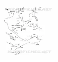 PEDALE DE FREIN/LEVIER ACCELERATEUR pour Kawasaki MULE 520 no_year