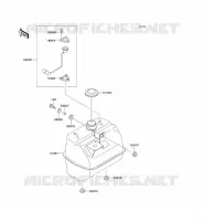 RESERVOIR CARBURANT pour Kawasaki MULE 520 no_year