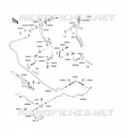 PEDALE DE FREIN/LEVIER ACCELERATEUR pour Kawasaki MULE 520 no_year