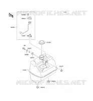 RESERVOIR CARBURANT pour Kawasaki MULE 520 no_year