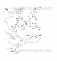 PEDALE DE FREIN/LEVIER ACCELERATEUR pour Kawasaki MULE 520 no_year
