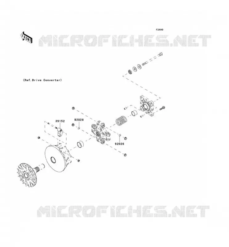 PIECE EN OPTION(MOTEUR) Kawasaki SSV 400 2007 MULE 610 4X4  KAF400A7F