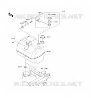 RESERVOIR CARBURANT pour Kawasaki MULE 610 4X4 2008