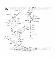 LEVIER DE VITESSE pour Kawasaki MULE 610 4X4 2009