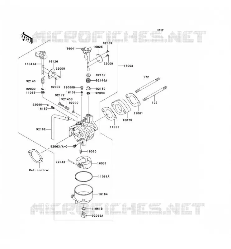 CARBURATEUR Kawasaki SSV 400 2010 MULE 610 4X4  KAF400AAF