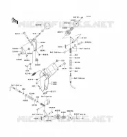 LEVIER DE VITESSE pour Kawasaki MULE 610 4X4 2012