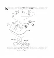 RESERVOIR CARBURANT pour Kawasaki MULE 610 4X4 2014