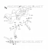 PEDALE DE FREIN/LEVIER ACCELERATEUR pour Kawasaki MULE 600 2005