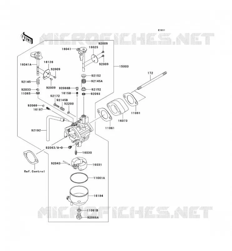 CARBURATEUR Kawasaki SSV 400 2005 MULE 600  KAF400-B1