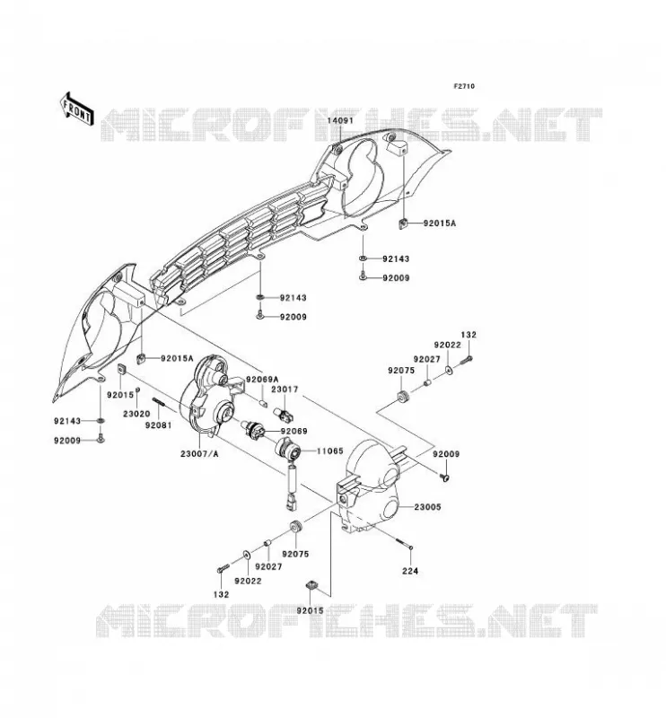 OPTIQUE(S) Kawasaki SSV 400 2006 MULE 600  KAF400B6F