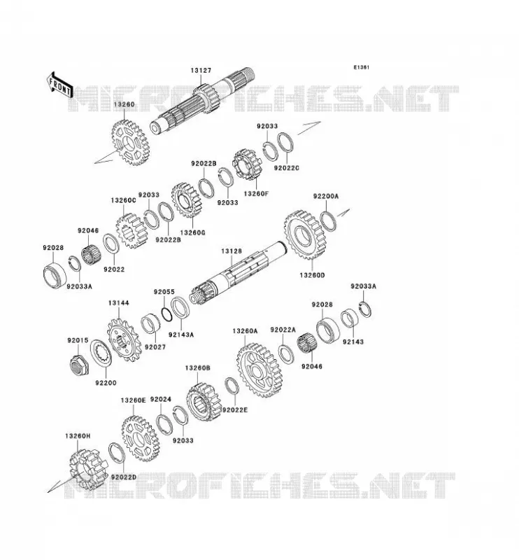 TRANSMISSION Kawasaki SSV 400 2011 MULE 600  KAF400BBF