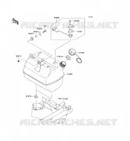 RESERVOIR CARBURANT pour Kawasaki MULE 600 2015