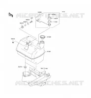 RESERVOIR CARBURANT pour Kawasaki MULE 610 4X4 2005