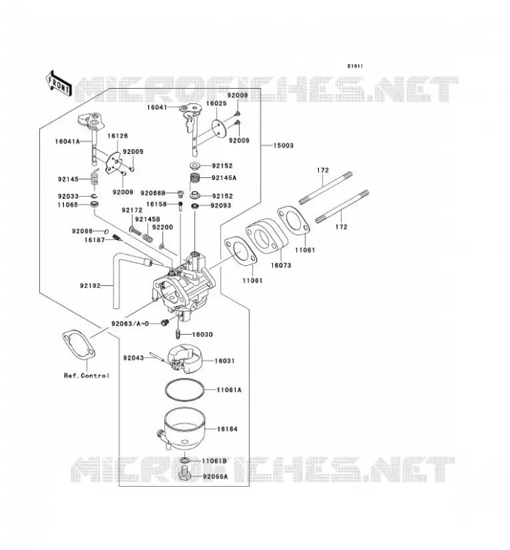 CARBURATEUR Kawasaki SSV 400 2005 MULE 610 4X4  KAF400-C1