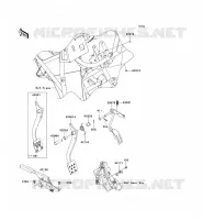 PEDALE DE FREIN/LEVIER ACCELERATEUR pour Kawasaki MULE 610 4X4 2008