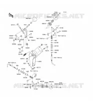 LEVIER DE VITESSE pour Kawasaki MULE 610 4X4 2010