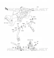 PEDALE DE FREIN/LEVIER ACCELERATEUR pour Kawasaki MULE 610 4X4 XC 2011