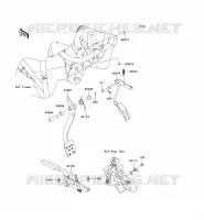 PEDALE DE FREIN/LEVIER ACCELERATEUR pour Kawasaki MULE 610 4X4 XC 2012