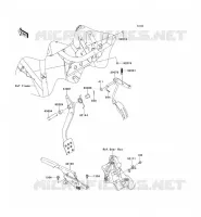 PEDALE DE FREIN/LEVIER ACCELERATEUR pour Kawasaki MULE 610 4X4 XC 2013
