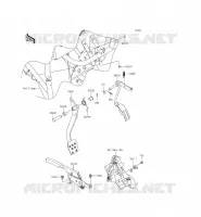 PEDALE DE FREIN/LEVIER ACCELERATEUR pour Kawasaki MULE 610 4X4 XC 2013