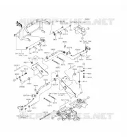 DURIT DE FREIN AVANT pour Kawasaki MULE 610 4X4 XC 2014