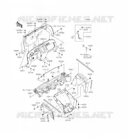 PIECE DE CADRE(AVANT) pour Kawasaki MULE 610 4X4 XC 2014
