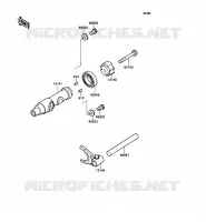 BARILLET/FOURCHETTE pour Kawasaki MULE 2030 no_year