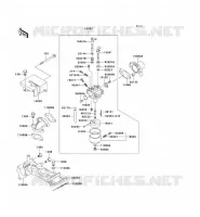 CARBURATEUR( AF620A 509264) pour Kawasaki MULE 2510 no_year