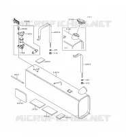 RESERVOIR CARBURANT pour Kawasaki MULE 2510 no_year