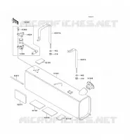RESERVOIR CARBURANT pour Kawasaki MULE 2510 no_year