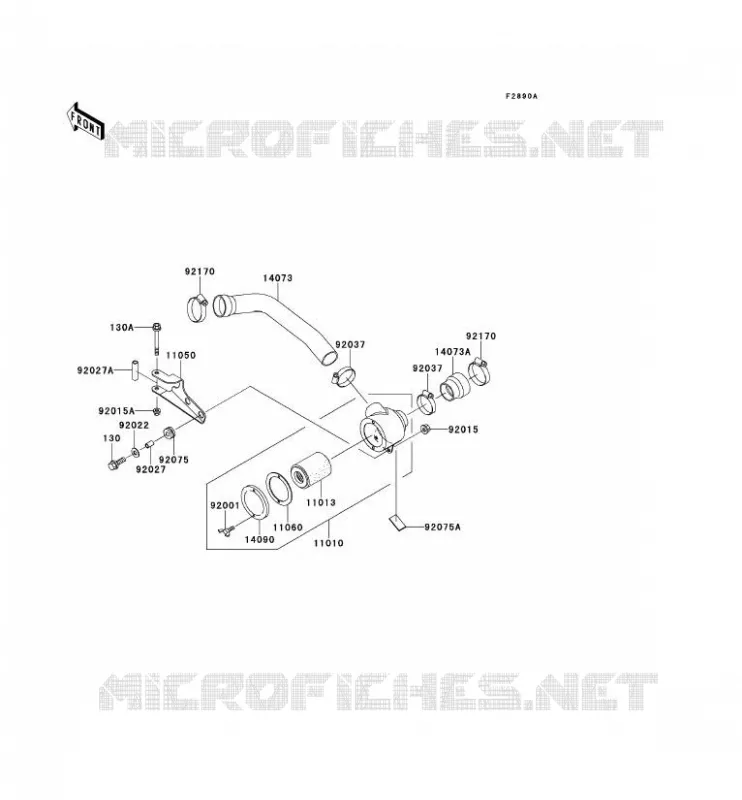PIECE EN OPTION(FILTRE A AIR-BEL CON) Kawasaki SSV 620 no_year MULE 2520  KAF620-B2