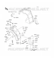 GARDE BOUE AVANT pour Kawasaki MULE 2520 no_year