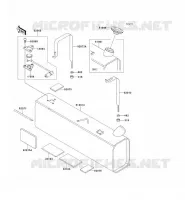 RESERVOIR CARBURANT pour Kawasaki MULE 2520 no_year