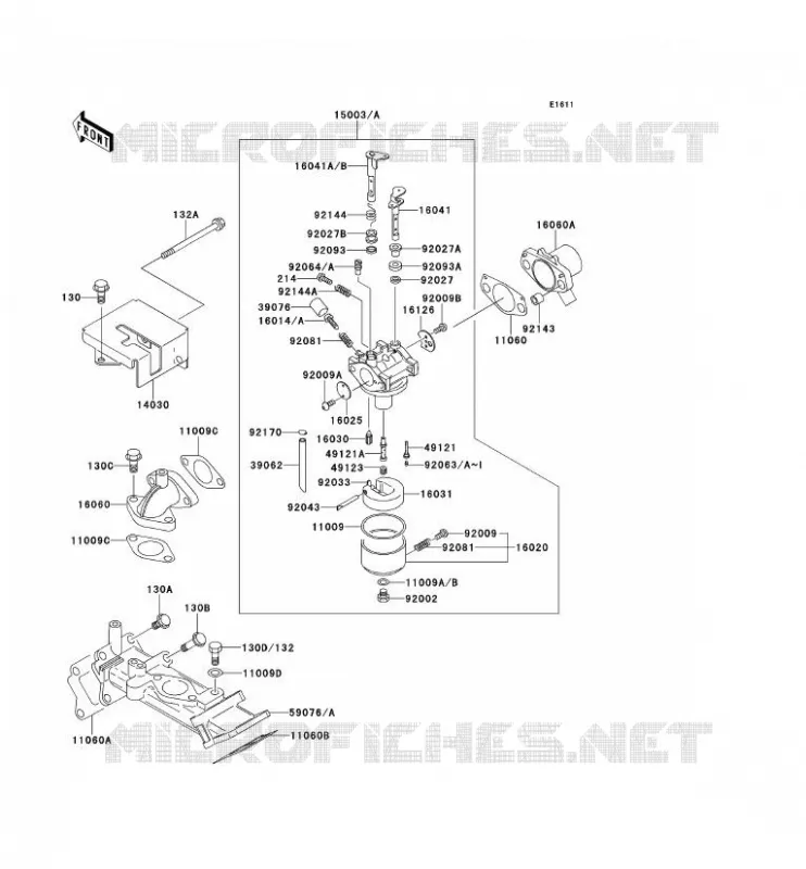 CARBURATEUR Kawasaki SSV 620 no_year MULE 2520  KAF620-B4