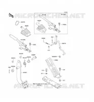 PEDALE DE FREIN/LEVIER ACCELERATEUR pour Kawasaki MULE 2520 no_year