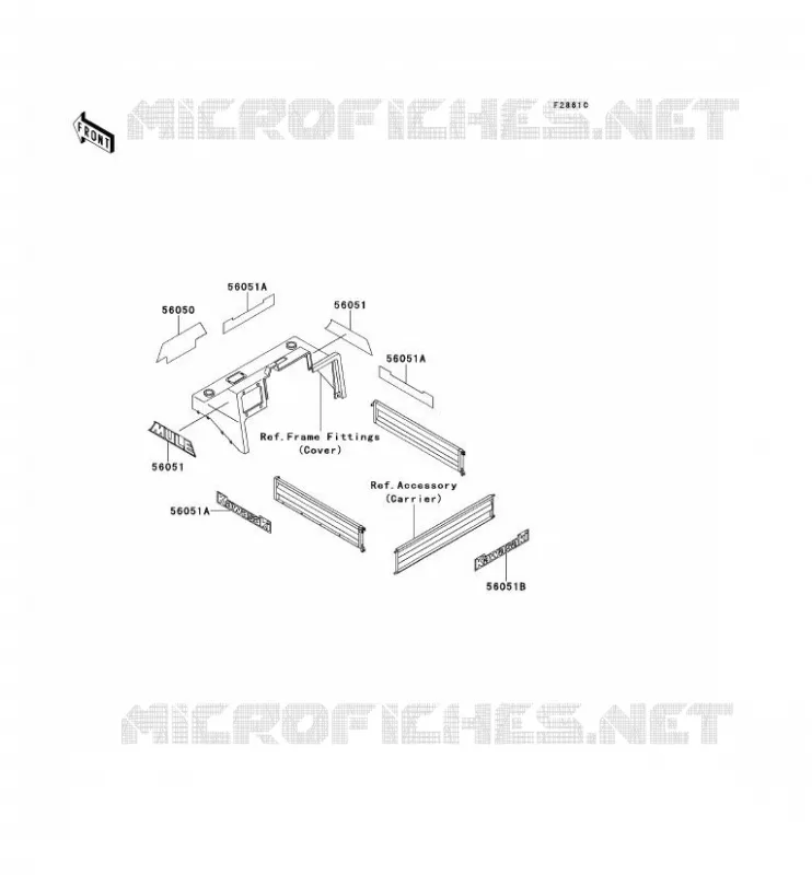 STICKER Kawasaki SSV 620 no_year MULE 2520  KAF620-B5