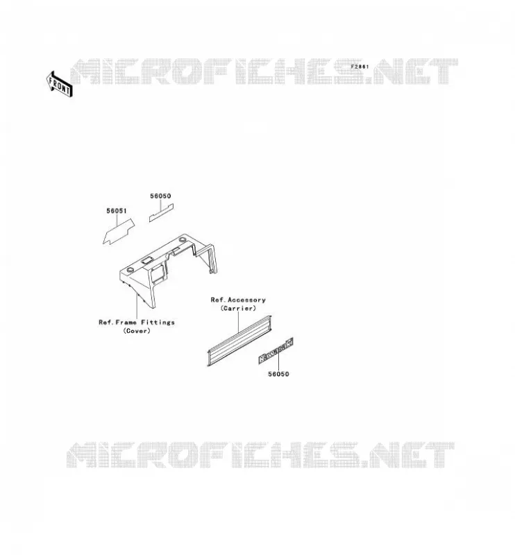 STICKER Kawasaki SSV 620 no_year MULE 2500  KAF620-C1