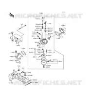 CARBURATEUR( AF620C 601042) pour Kawasaki MULE 2500 1997