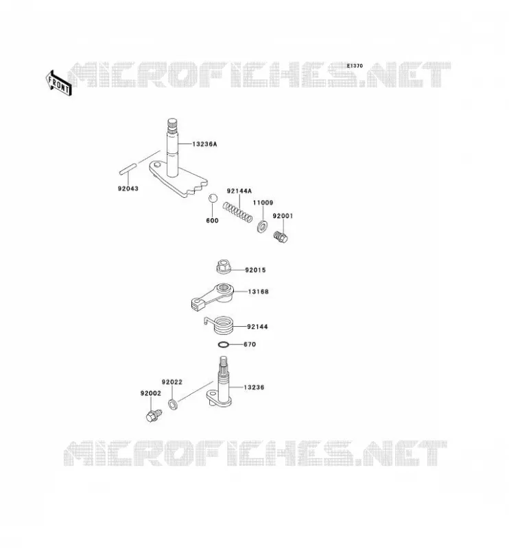 SELECTEUR Kawasaki SSV 620 no_year MULE 2500  KAF620-C3