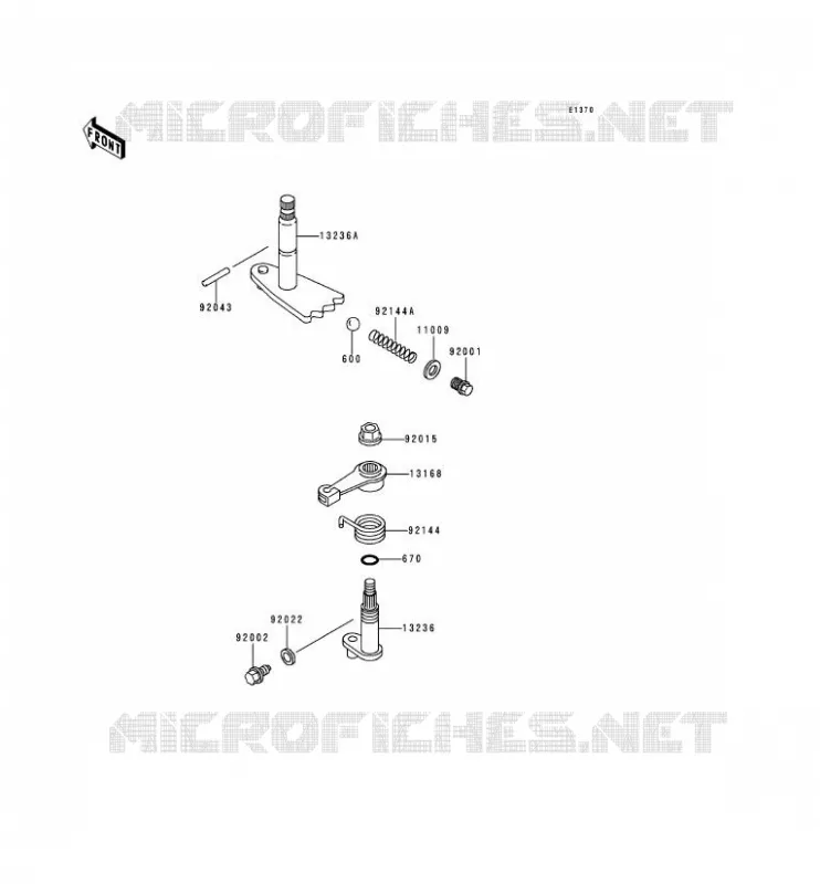 SELECTEUR Kawasaki SSV 620 2000 MULE 2500  KAF620-C6