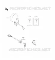 OPTIQUE(S)/CONTACTEUR ALLUMAGE pour Kawasaki MULE 2500 no_year