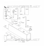 RESERVOIR CARBURANT pour Kawasaki MULE 3010 4X4 no_year