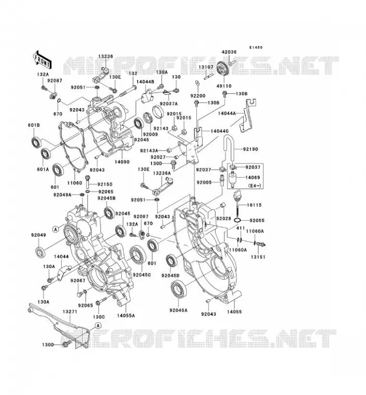 PONT Kawasaki SSV 620 2004 MULE 3010 4X4  KAF620-E4