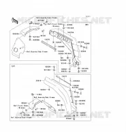 GARDE BOUE AVANT pour Kawasaki MULE 3010 4X4 2007