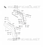 GARDE BOUE AVANT pour Kawasaki MULE 3020 no_year